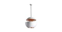 DCW Editions Here Comes the Sun 550 Hanglamp - Wit - Koper - thumbnail