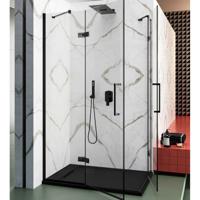 Douchecabine Lacus Giannutri Mat Zwart (alle maten) - thumbnail