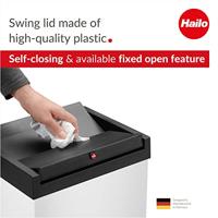Hailo 0840-131 big-box swing l afvalemmer 35l wit - thumbnail