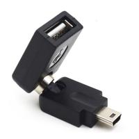 Mini USB to 360°USB-A OTG Connector F/M - thumbnail