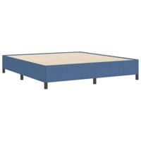 Bedframe Blauw 180 x 200 cm Katoenen stof - thumbnail