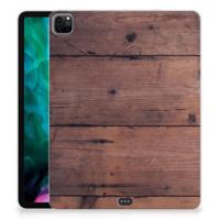 iPad Pro 12.9 (2020) | iPad Pro 12.9 (2021) Silicone Tablet Hoes Old Wood - thumbnail