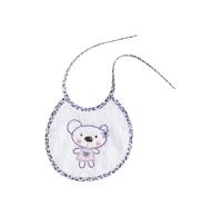 Interbaby slabbetje Beer junior 20 x 20 cm katoen - thumbnail