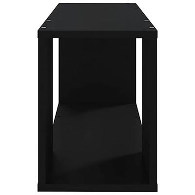 Tv-meubel 80x24x32 cm spaanplaat zwart Tv-meubel 80x24x32 cm spaanplaat zwart