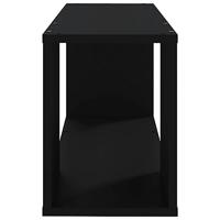 Tv-meubel 80x24x32 cm spaanplaat zwart - thumbnail