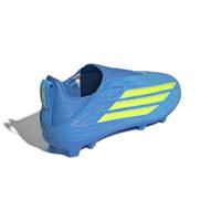 adidas F50 League Veterloze Gras / Kunstgras Voetbalschoenen (MG) Kids Blauw Neongeel - thumbnail