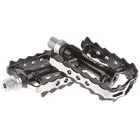 Tecora pedaalset all-round extra licht zwart op kaart - thumbnail