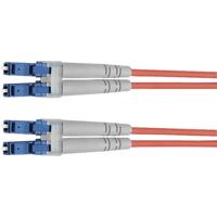 Telegärtner 100011327 Glasvezel Optische vezel Aansluitkabel 2.00 m Violet [1x LC-stekker - 1x LC-stekker] 50/125 µ Multimode OM4 - thumbnail