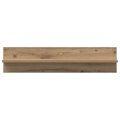 Wandplank 2 pcs Artisan Eiken 80 x 11,5 x 18 cm Bewerkt hout