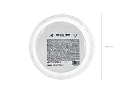 Voetbal gebaksborden (6st)