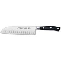 Santoku-mes Arcos serie riviera Zwart Staal Polyoxymethyleen 18 cm - thumbnail