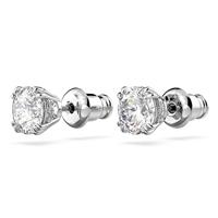 Swarovski 5636712 Oorknoppen Constella zilverkleurig-wit 6 x 6 mm - thumbnail