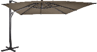 Zweefparasol Taurus Rechthoek 300x400cm - Taupe - thumbnail