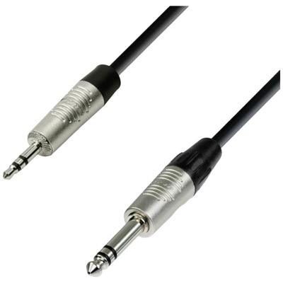 Adam Hall 4 Star BVW 0150 Rean verloopkabel 1x stereo jack naar 1x mini-jack 1,5m