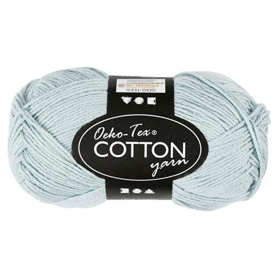 Creativ Company Katoengaren, zacht blauw, 50gr, 170m Creativ Company Katoengaren, zacht blauw, 50gr, 170m
