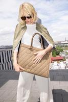 Reisenthel Daily Shopper-Rhombus Ginger - thumbnail