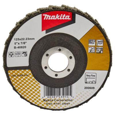 Makita Accessoires Lamellen conditioneringschijf 125mm extra fijn - B-40820 - B-40820