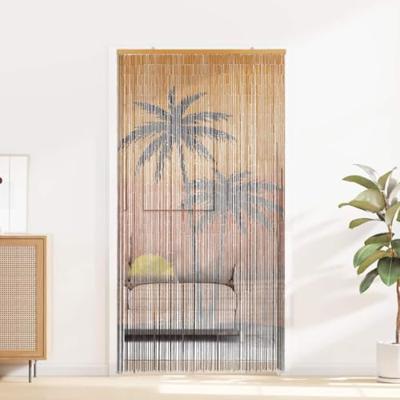 Insectengordijn 100x220 cm bamboe palmboom print Insectengordijn 100x220 cm bamboe palmboom print