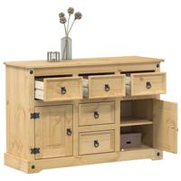 Dressoir Corona 112x40x75 cm massief grenenhout - thumbnail