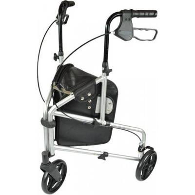 Lichtgewicht aluminium 3-wiel Rollator blauw Lichtgewicht aluminium 3-wiel Rollator blauw