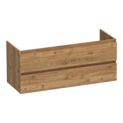 Brauer Joy - Onderkast - 120 cm - met 2 Softclose Lades Greeploos en 1 Sifon Uitsparing - Chateau
