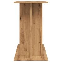 Aquariumstandaard 120x40x60 cm bewerkt hout artisanaal eiken - thumbnail