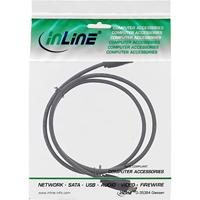 InLine 34001 FireWire kabel, IEEE1394, 6-polige stekker/stekker, zwart, 1 m - thumbnail