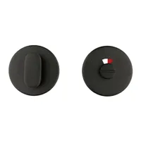 Hdd Pro WC Garnituur Rond Shape Class 3 Zwart Structuur Uv - thumbnail