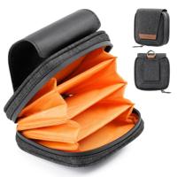 K&F Concept filter tas luxe voor 4 ronde filters - Compacte opbergoplossing voor fotografiefilters - thumbnail
