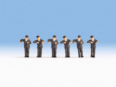 NOCH 36281 N Machinisten stoomlocomotief figuren Geverfd, Staand