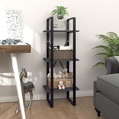 Boekenkast met 3 schappen 40x30x105 cm spaanplaat grijs Boekenkast met 3 schappen 40x30x105 cm spaanplaat grijs