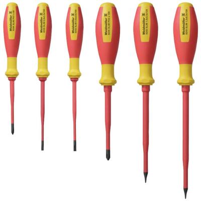 Weidmüller SDI SET SLIM S3.5-6.5/PH1/2 Schroevendraaierset VDE Plat, Kruiskop Phillips