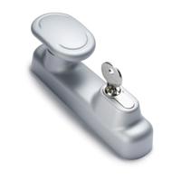 Oltre knopgarnituur 8585A_G5 RAL9006 - thumbnail