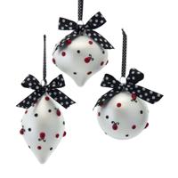 Ladyluck glas h12 cm Ornament kerstbal III Kurt S. Adler - Kurt s adler - thumbnail