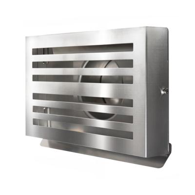 Overdruk Ventilatierooster Beta 15 cm Geborsteld RVS Overdruk Ventilatierooster Beta 15 cm Geborsteld RVS