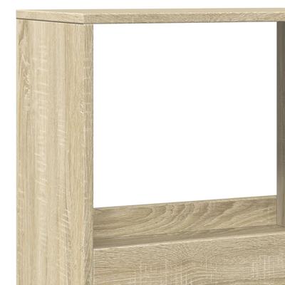 Kamerscherm 100x33x175 cm bewerkt hout sonoma eikenkleurig