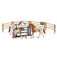 Schleich Horse Club Lisas Toernooi Trainingsset met Paarden - thumbnail