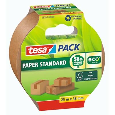 tesa STANDARD ecoLogo® 58293 Pakband Bruin (l x b) 25 m x 38 mm 1 stuk(s)