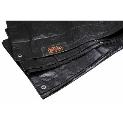Aanhangwagenhoes Black & Decker Zwart 3 x 4 m