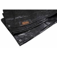 Aanhangwagenhoes Black & Decker Zwart 3 x 4 m - thumbnail