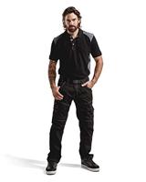 Blaklader polo pique 3324-1050 zwart/grijs mt L - thumbnail