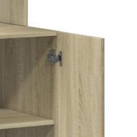 Keukenkast 60x50x180 cm bewerkt hout sonoma eikenkleurig - thumbnail