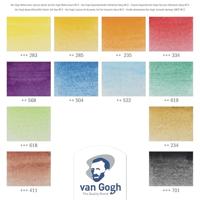 Bruynzeel Van gogh starterset aquarelpotloden met 12 kleuren - thumbnail
