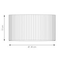 Corduroy Plafondlamp - Cilinder - Karamel - Scandinavische stijl - ø30 x 17 cm - E27 Fitting - Geschikt voor Woonkamers en slaapkamers - thumbnail