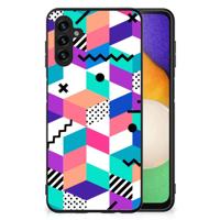 Samsung Galaxy A13 5G | A04s Backcover Blokken Kleurrijk - thumbnail