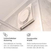Bosch Home Comfort FAN 1900 W100 Wand- en plafondventilator 230 V 75.4 m³/h 100 mm - thumbnail