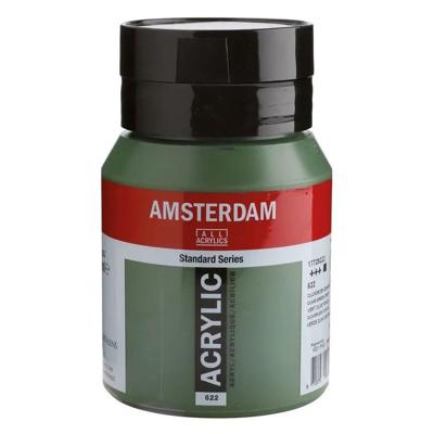 Royal Talens Amsterdam Acrylverf 500 ml - Olijfgroen Donker 622
