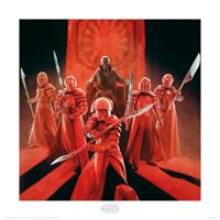 Kunstdruk Star Wars - The Last Jedi Snoke and Elite Guards 40x40cm - thumbnail