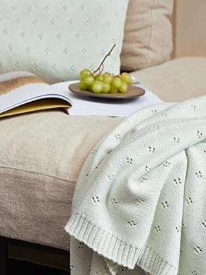 Essenza Essenza knitted Ajour cushion Morning swim 30x50