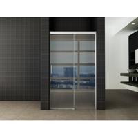 Saqu Note Douchedeur 90x200 cm met Soft-close Helder Glas / Aluminium - thumbnail